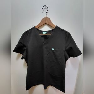 Garde Malade women's black scrubs set